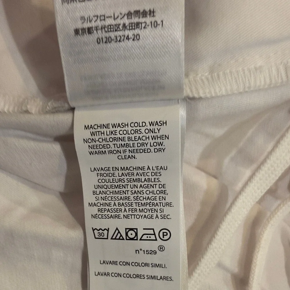 Polo Ralph Lauren Mens‎ Shorts White Stretch Classic Fit Elastic Waist 4LT New